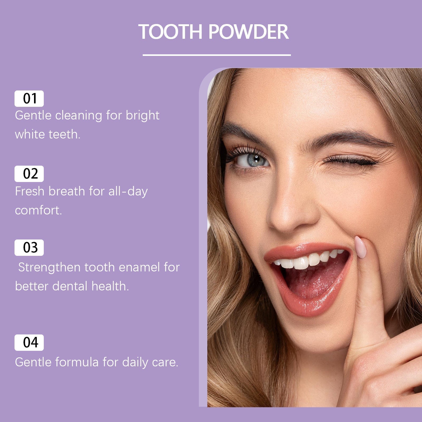 For a ! Advanced Teeth Whitening Powder