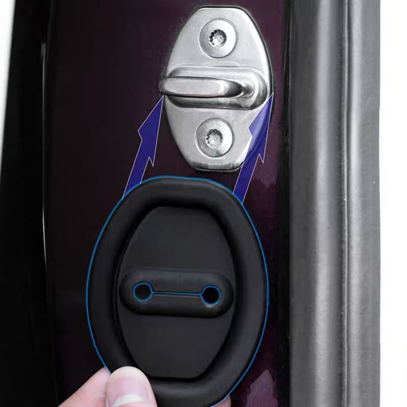 Car Door Lock Silicone Cover - Sound Dampening Pad（ ）