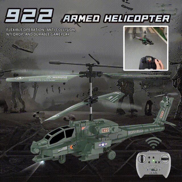 Remote Control RC Military Helicopter
