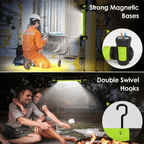 Multifunctional magnetic rechargeable work light