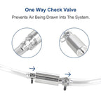 Brake Bleeder Hose One-Way Check Valve Tube Bleeding Tool Kit