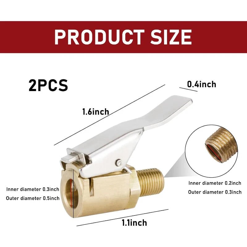 Brass Tire Air Chuck