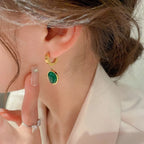 Ultimate Elegance--Jade bracelet, earrings and necklace set