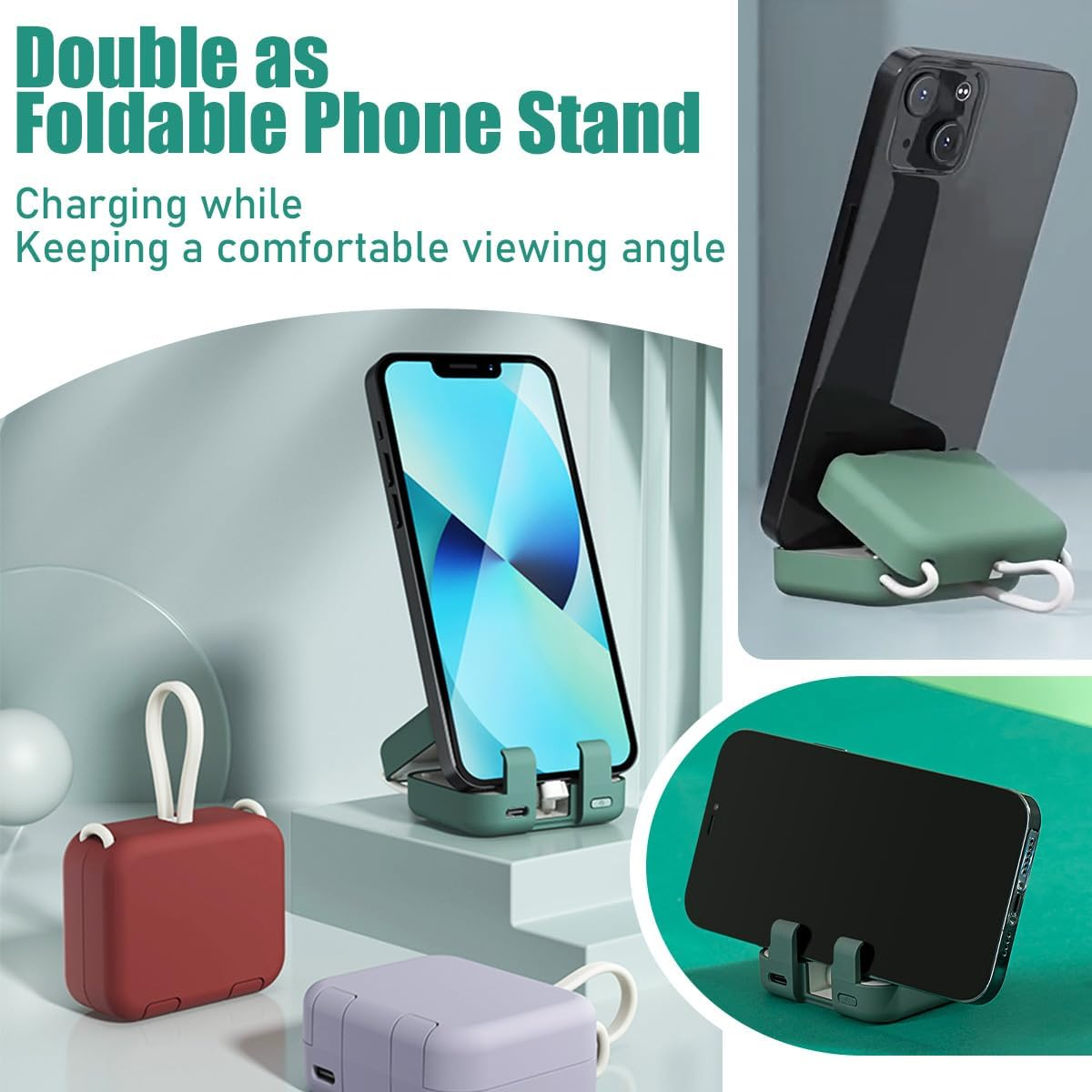 New products Portable Wireless Charging Treasure Mobile Phone Holder
