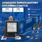 WIRELESS REMOTE CONTROL BATTERY RELAY SWITCH