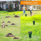 Spring Sale Solar Powered Waterproof Screw Mole Repellent