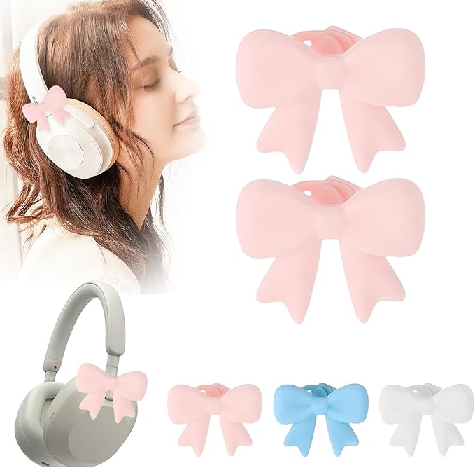 Silicone Bow Earphone Accessories