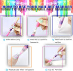 CHRISTMAS SPECIAL PRICE: $24.99!! 12 Colors Nail Art Pens Set