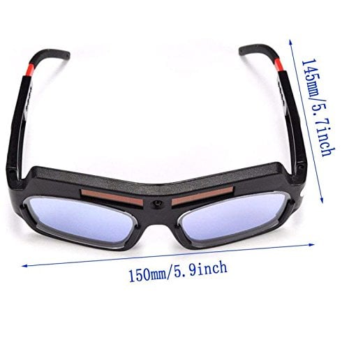 Hot Deal ! – Solar Auto-Darkening Welding Goggles – Eye Protection with Smart Light Control