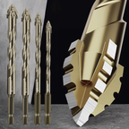 Upgraded Eccentric Four-Flute Drill Bit for Ceramic, Glass, Marble, and Metal