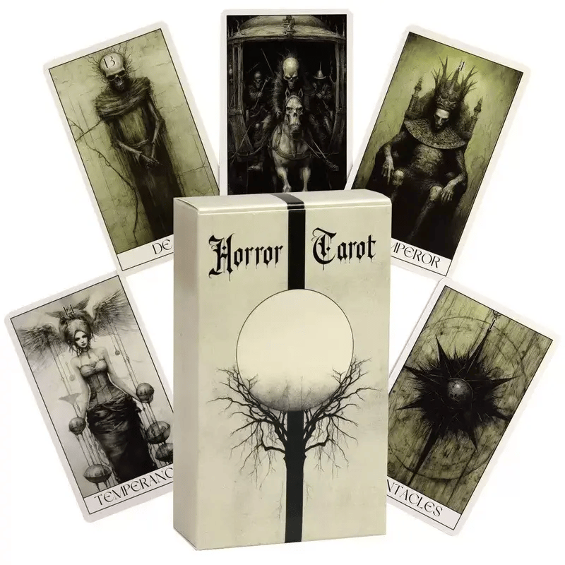 Horror Tarot Card Deck: Spooky, Stylish 78-Card Set