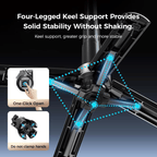 4-in-1 Magnetic Selfie Stick-360° Rotation & Portable Tripod