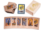 NOW! Witchy Cauldron Tarot Card Set – Rose Gold Accents, Complete Guide Book & Velvet Pouch