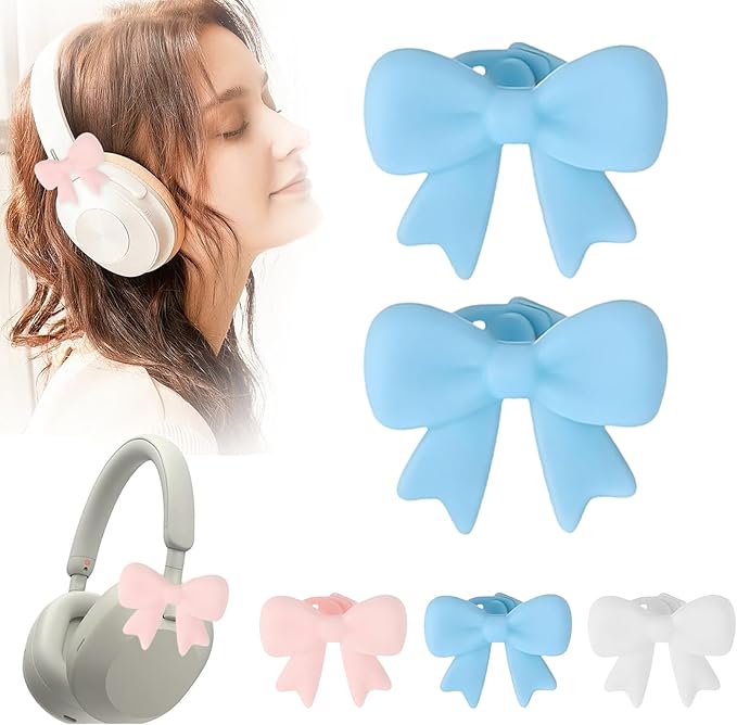 Silicone Bow Earphone Accessories