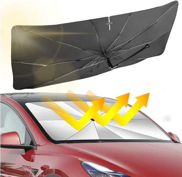 Car Windscreen Sunshade - Folding Windscreen Car UV Protection