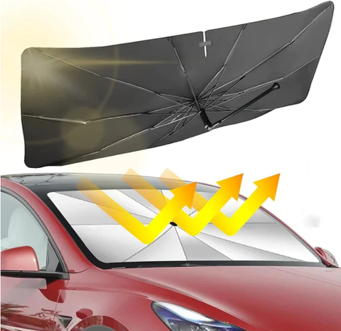 Car Windscreen Sunshade - Folding Windscreen Car UV Protection