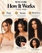 Maison Lamisse Nuvé™  —  100% Human Hairs Half Wig