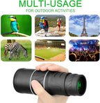 NOW! Professional Bifocal Monocular – 12x/24x Dual Zoom, HD Night Vision & Ultra-Compact for Travel