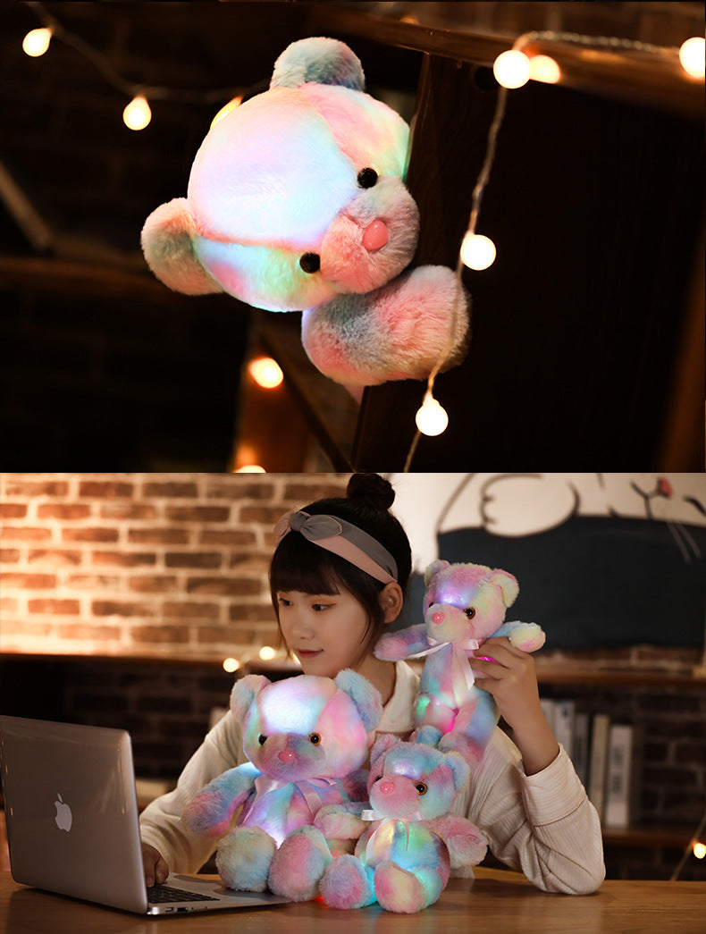 Christmas offer: 66% discount Teddy bear, colourful LED light, soft toys