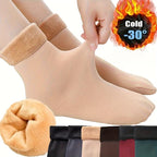 5/10PCS Unisex Thickened Fleece Lined Cold-Proof Winter Socks