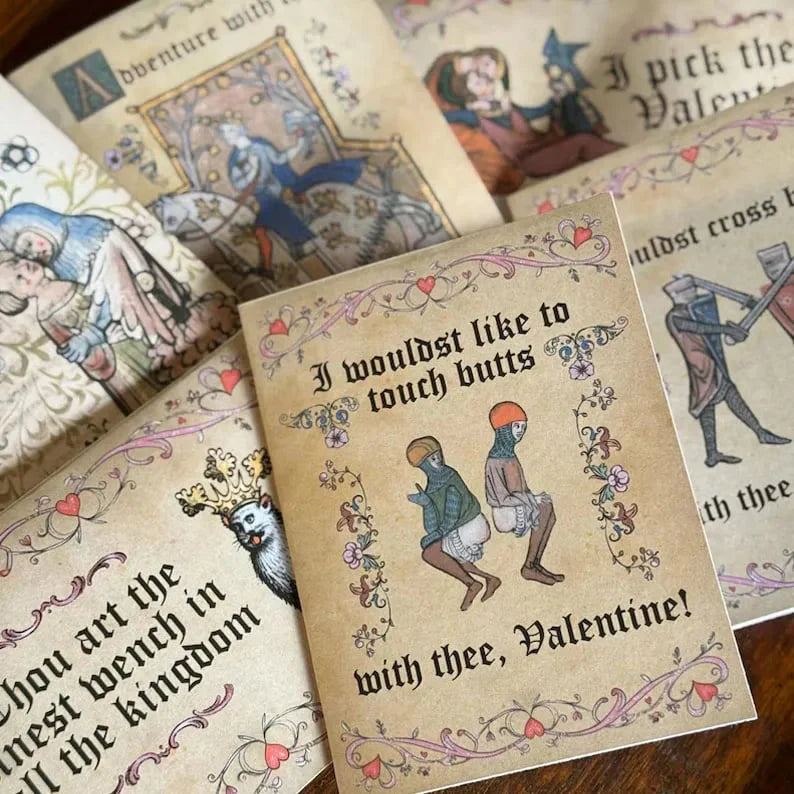 Promotion - Medieval Valentine's Cards