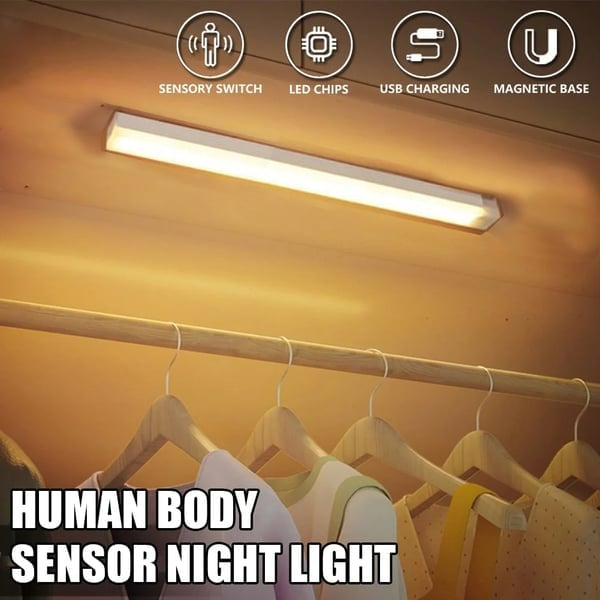 Punch-free Smart Sensor Magnetic Rechargeable LED Lights