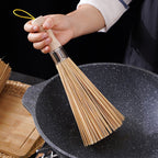 Handcrafted Brushes of Intangible Cultural Heritage Natural Bamboo Kitchen Brushes