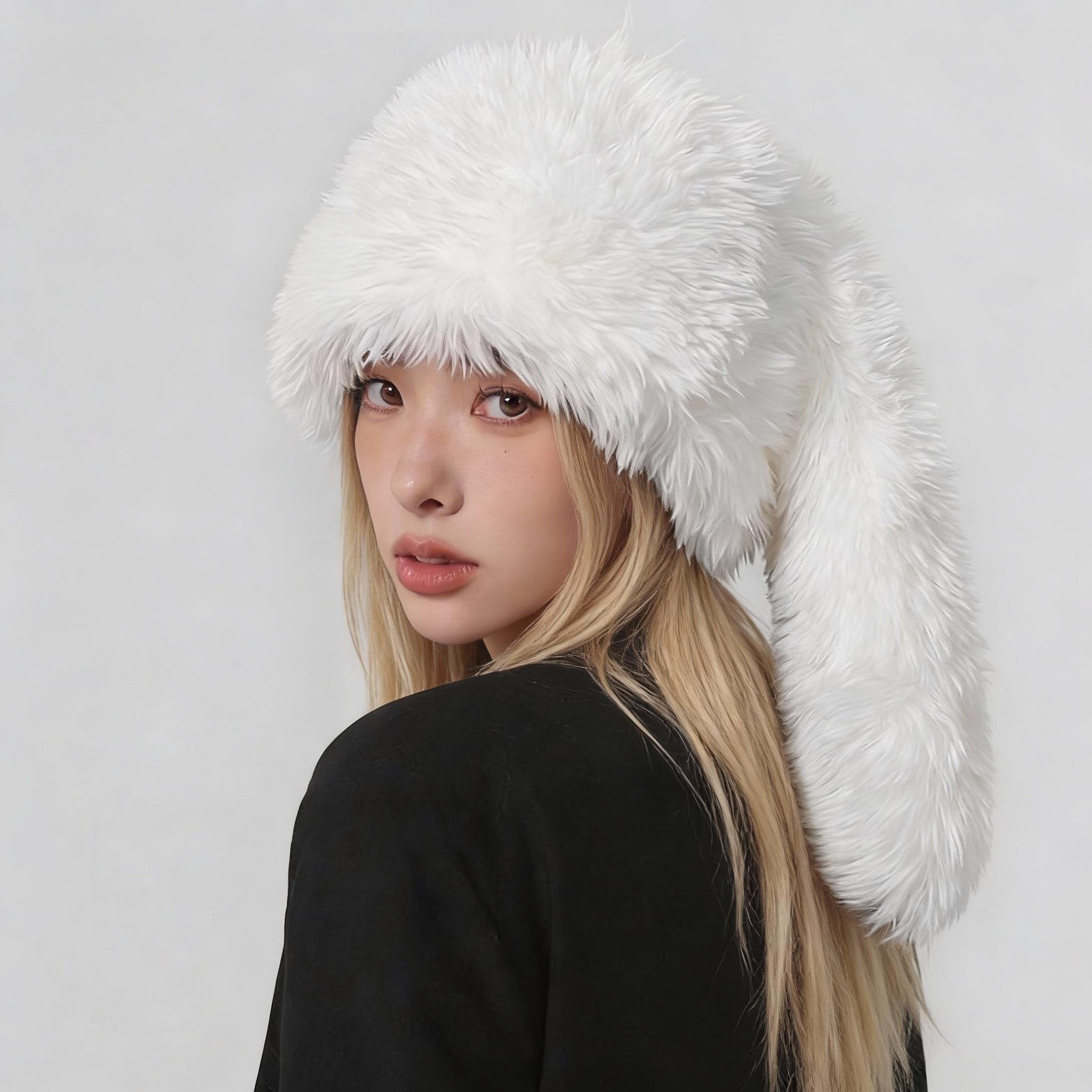 Winter - Cute Long Bunny Ear Plush Hat