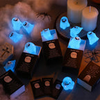 Halloween Sale Glow in the Dark Mini Ghost Figures with Box