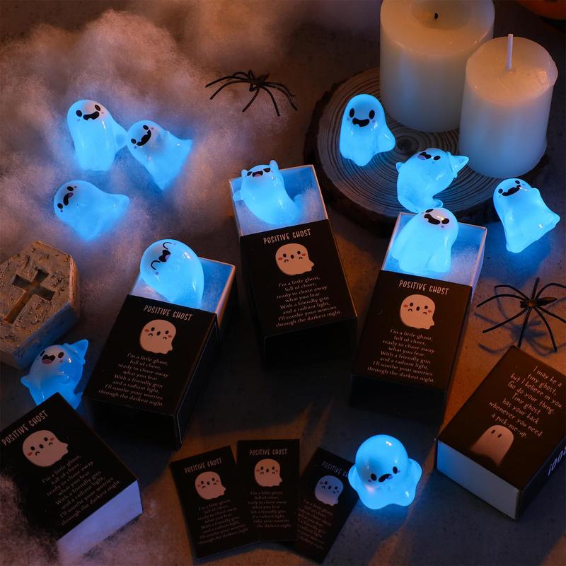 Halloween Sale Glow in the Dark Mini Ghost Figures with Box
