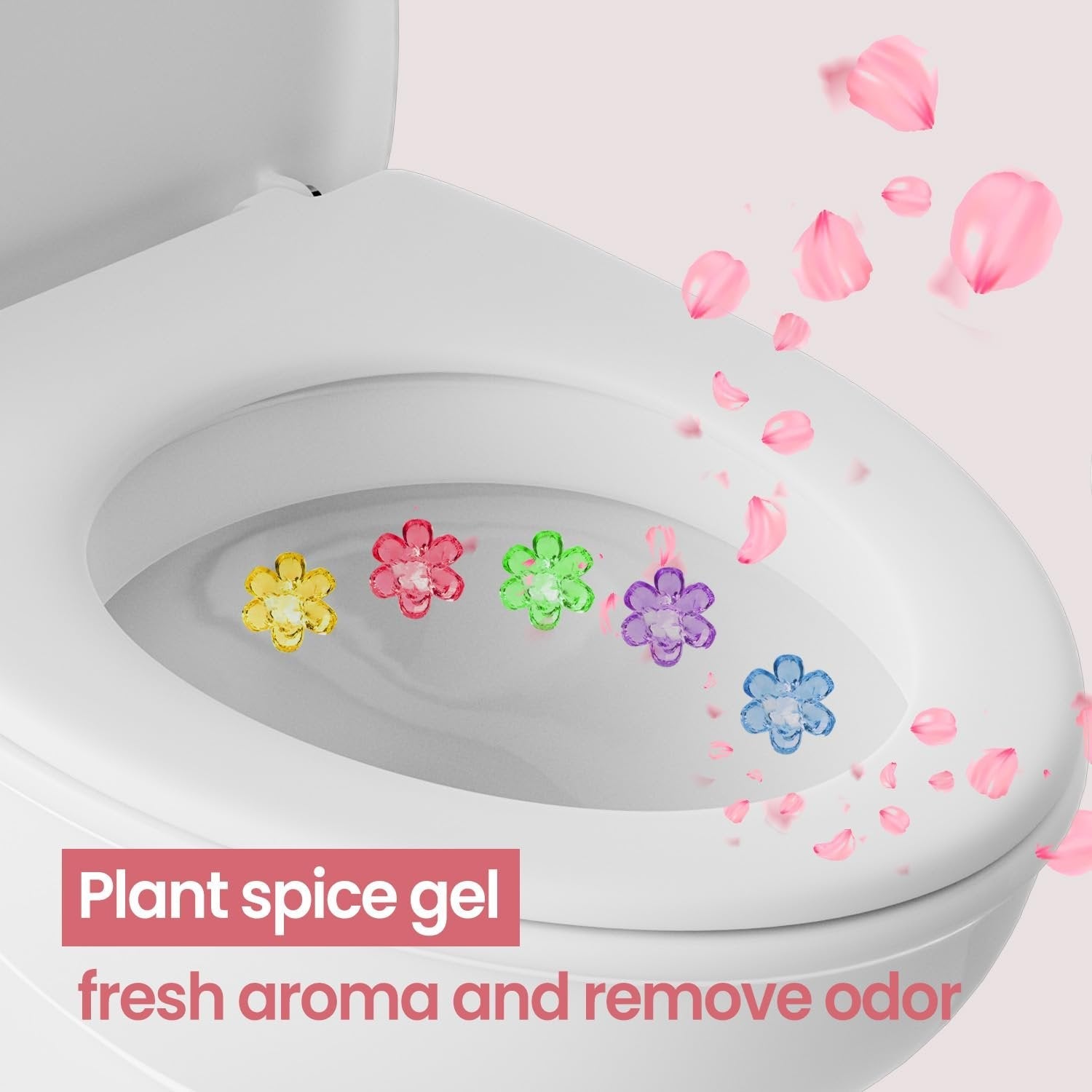 72 Flowers Toilet Cleaner Gel Stamp