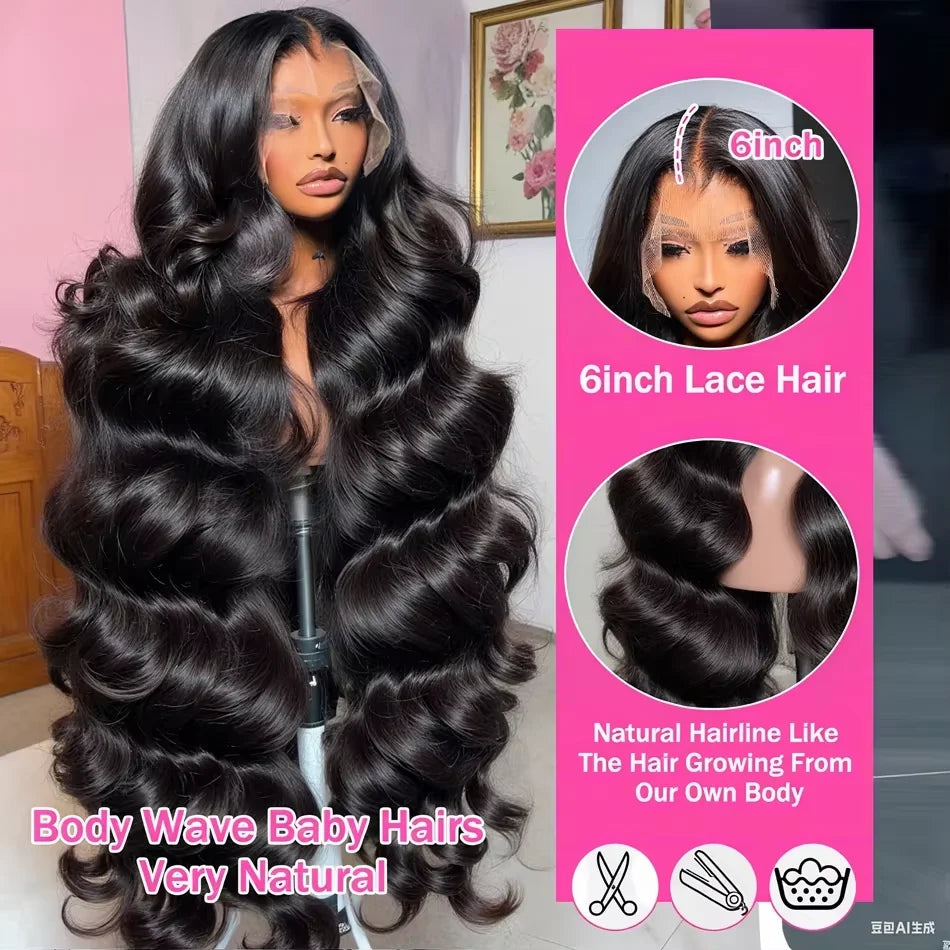 Body Wave HD Lace Front Human Hair Wig
