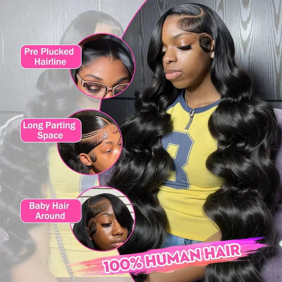 Body Wave HD Lace Front Human Hair Wig