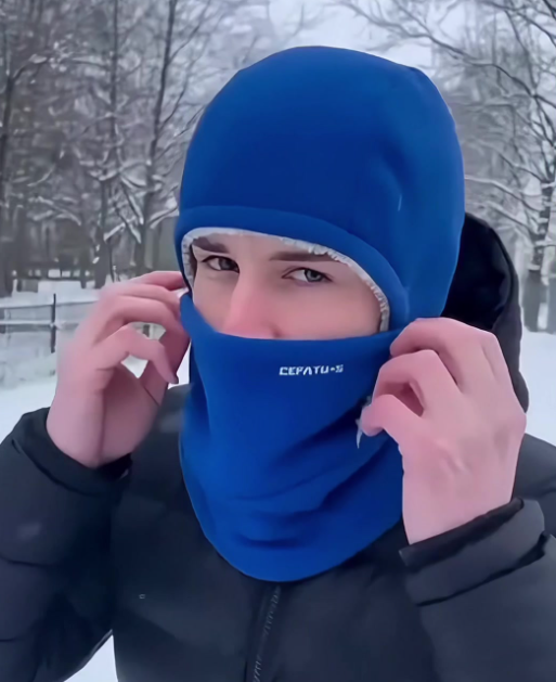 Unisex Winter Warm Neck Mask Ear Protection One Piece Hat