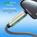4-in-1 USB Charging Cable fast charging MAX 240W