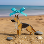 Stained Acrylic Dog Ornaments