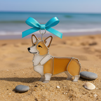 Stained Acrylic Dog Ornaments