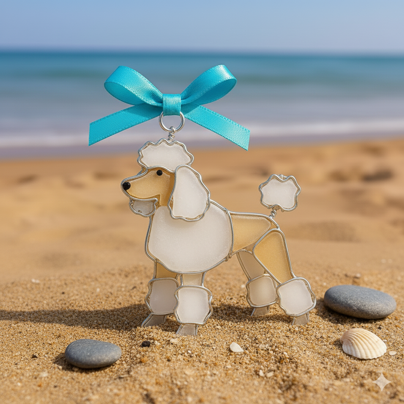 Stained Acrylic Dog Ornaments