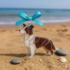 Stained Acrylic Dog Ornaments