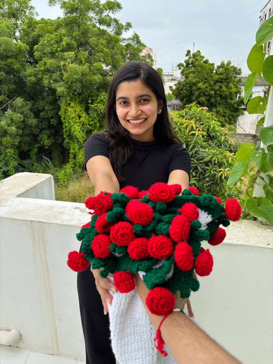 Flash Sale - Premium Rose/Sunflower Bouquet Blanket