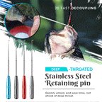 Last five days Deep-Throated Stainless Steel Fishing Unhook