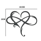 Ideal Gift - Infinity Heart Wall Decoration | Symbol of Eternal Love