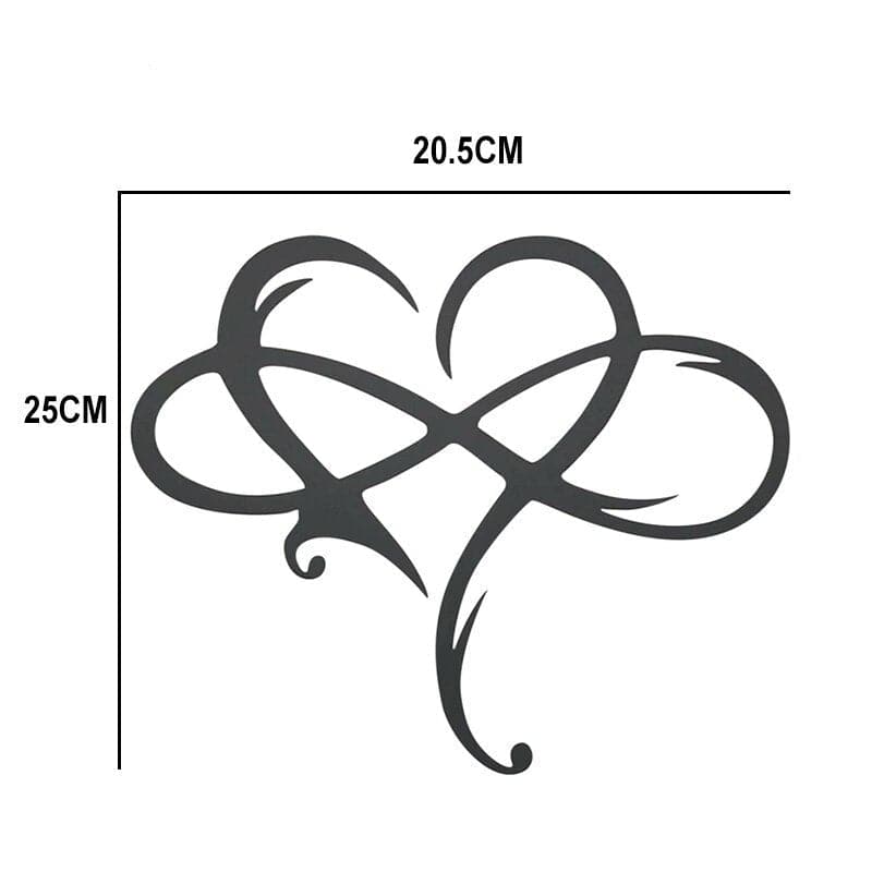 Ideal Gift - Infinity Heart Wall Decoration | Symbol of Eternal Love