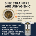 Effortlessly Filter, Block, and Protect Your Sinks from Debris and Clogs | BUNDLE OFFER