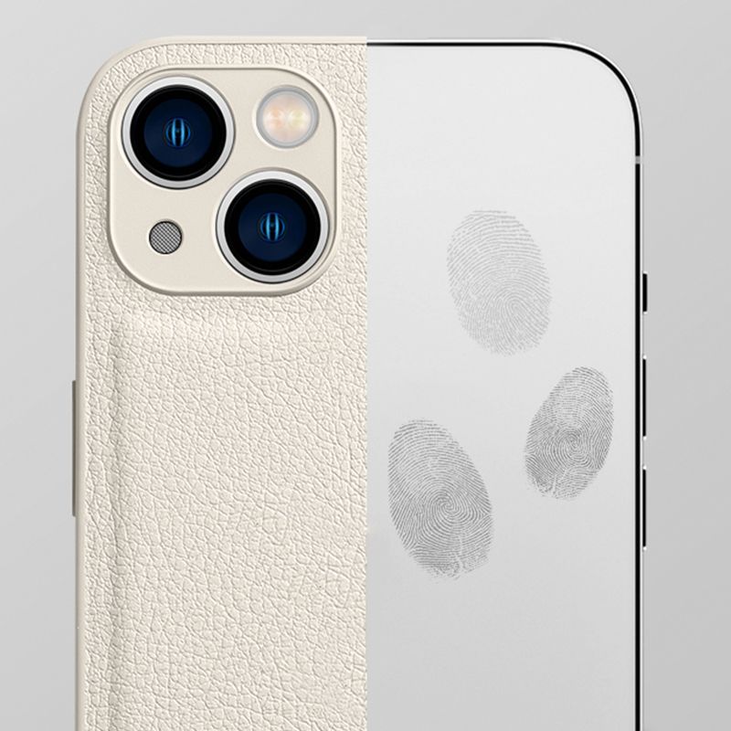 Leather Grain Phone Case for iPhone