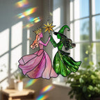 Princess & Witch Colorful Suncatcher