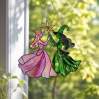 Princess & Witch Colorful Suncatcher