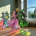 Princess & Witch Colorful Suncatcher