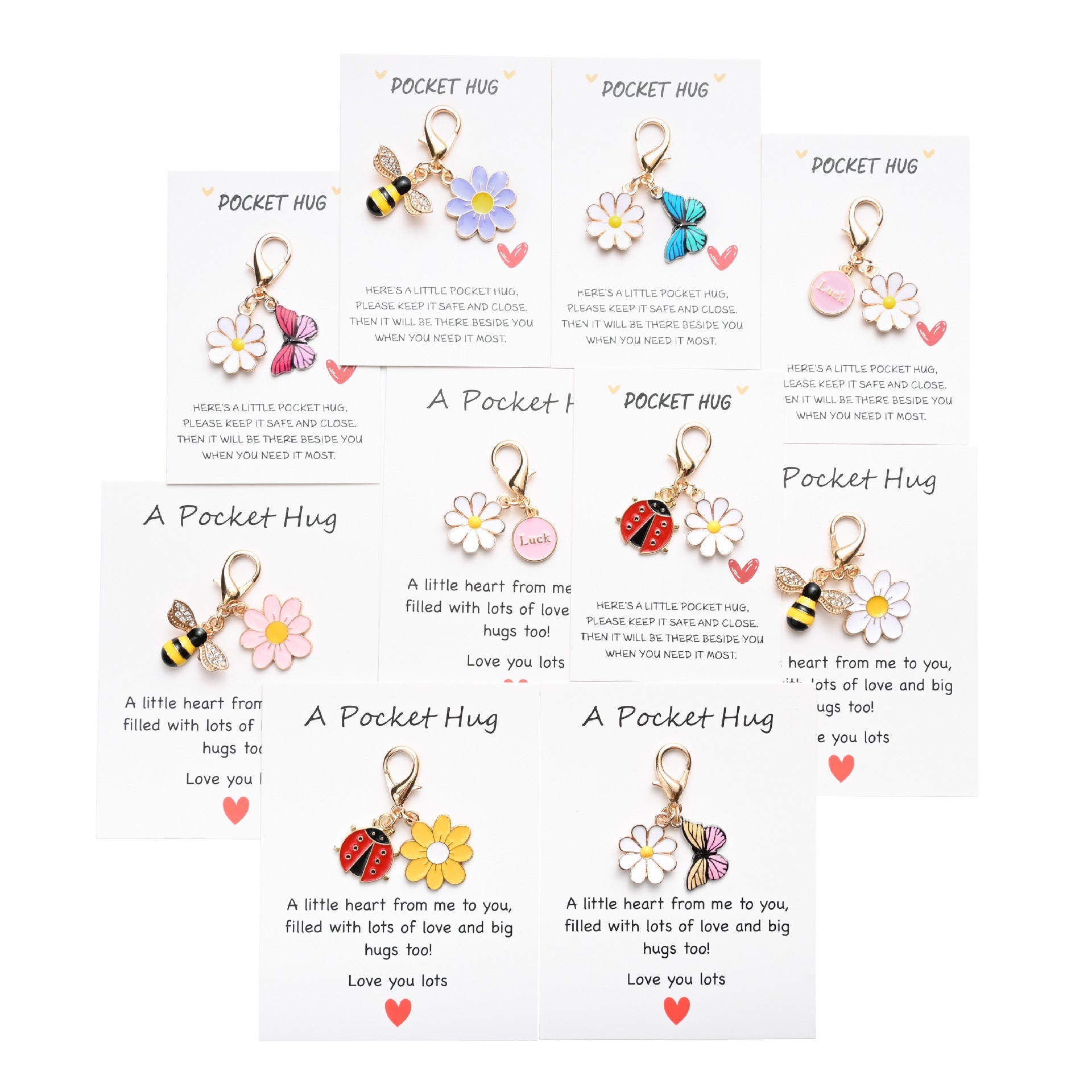 Crafted by Hand-10 Sets Hug Favors