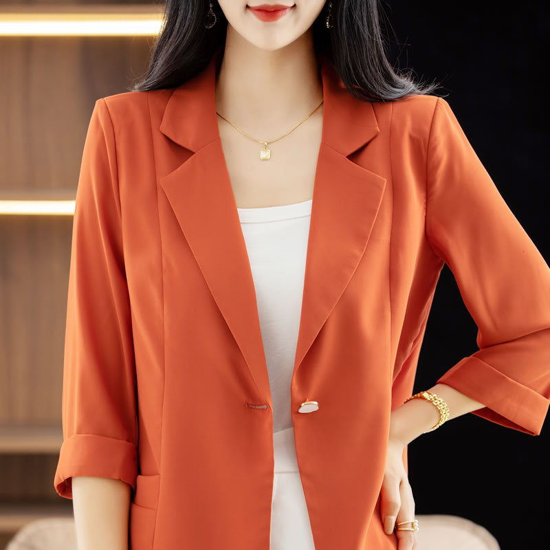 Thin Ice Silk Blazer for Women
